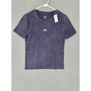 Womens Gap Modern Logo Crop T-Shirt Medium